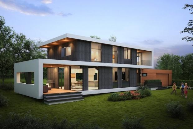 Maison écologique a énergie renouvelable